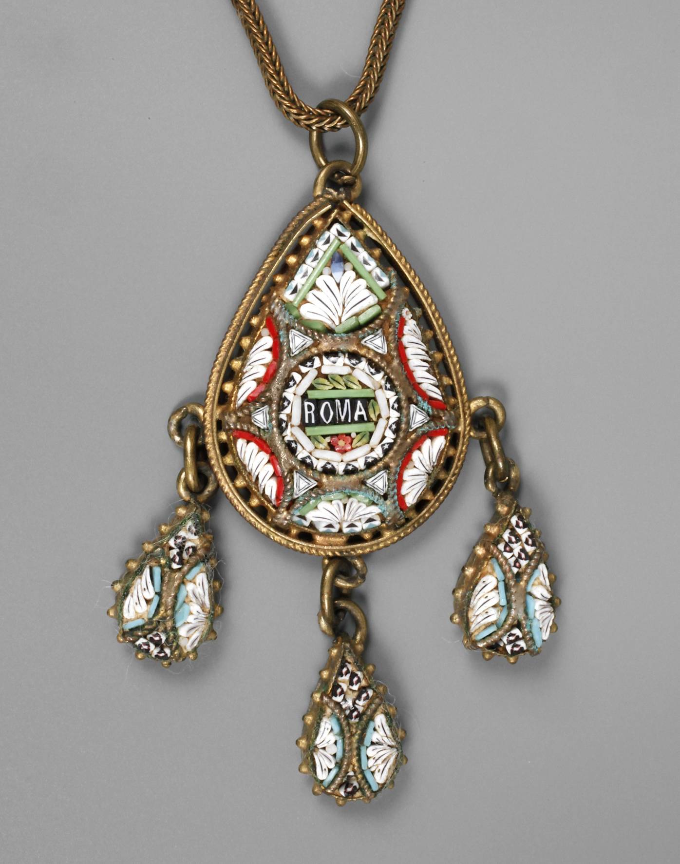 Anhänger Millefiori an Kette