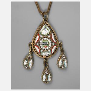 Anhänger Millefiori an Kette