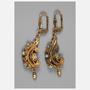 Paar Historismusohrhänger