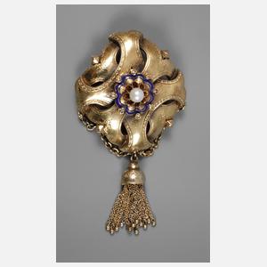 Große Goldbrosche