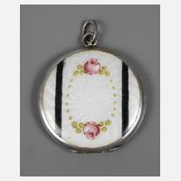 Feines Emailmedaillon111