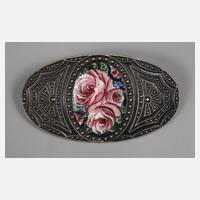 Brosche mit Emailmalerei111