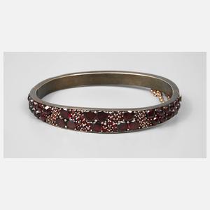 Armreif mit Granatbesatz