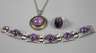 Georg Kramer, Konvolut Silberschmuck mit Amethyst