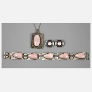 Georg Kramer, Schmuckset mit Rosenquarz