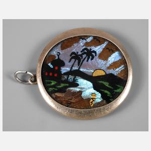 Ungewöhnlicher Silberanhänger