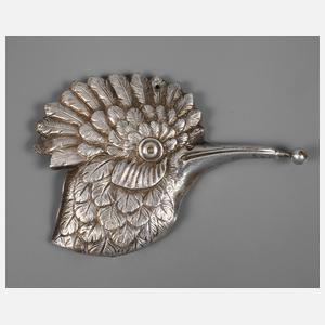 Brosche als Wiedehopf