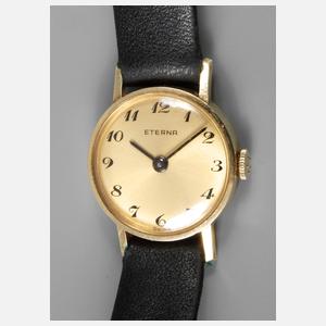 Damenarmbanduhr Eterna in Gold 585