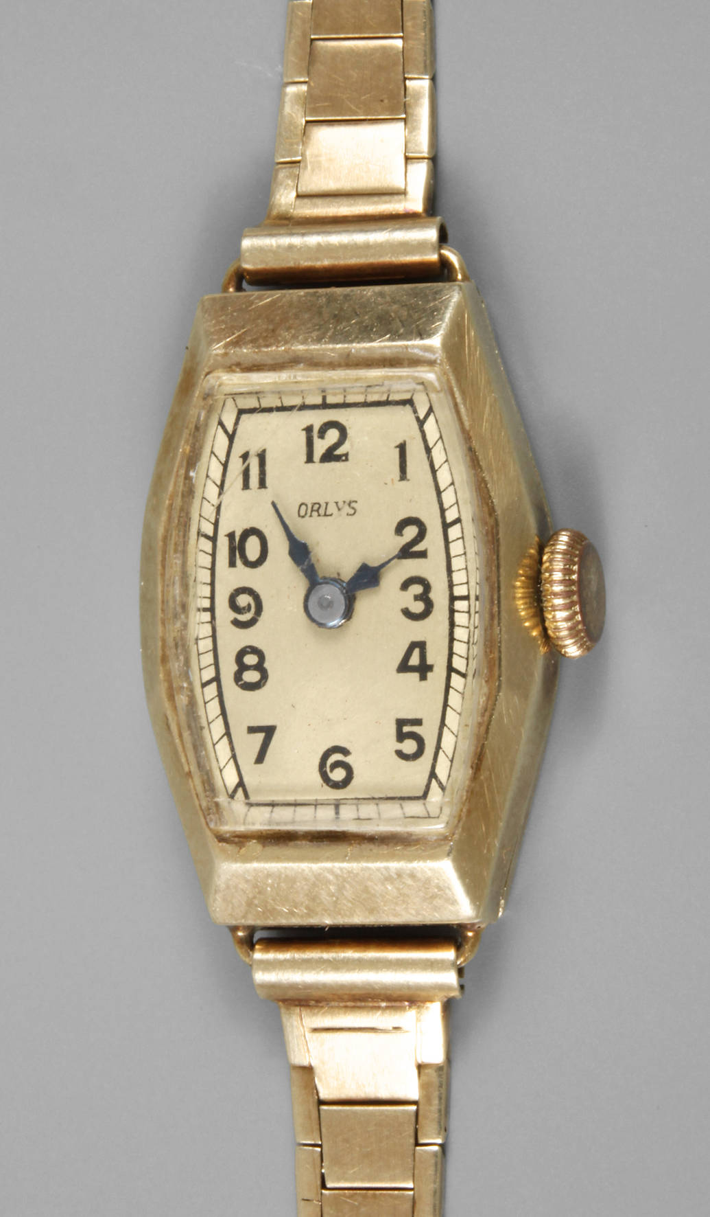 Damenarmbanduhr Orlys, Gelbgold 585