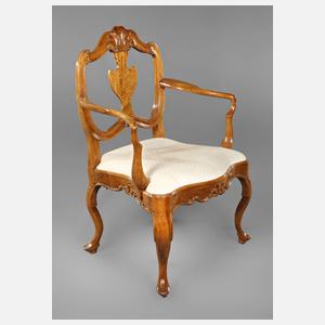 Barocker Armlehnstuhl