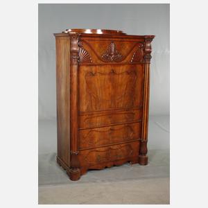 Außergewöhnlicher Biedermeiersekretär mit Kommode