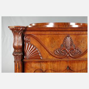 Außergewöhnlicher Biedermeiersekretär mit Kommode