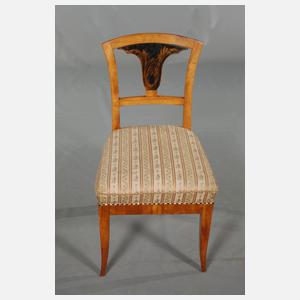 Vier Biedermeierstühle Kirschbaum