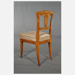 Vier Biedermeierstühle Kirschbaum