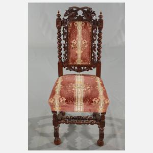 Vier Stühle im Barockstil