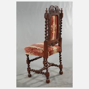 Vier Stühle im Barockstil