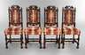 Vier Stühle im Barockstil