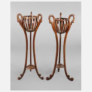 Paar Blumenständer im Empirestil