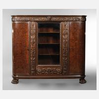 Bücherschrank mit Löwentatzen111