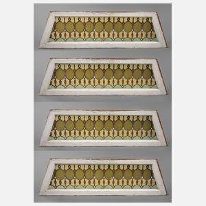 Vier Bleiverglasungen