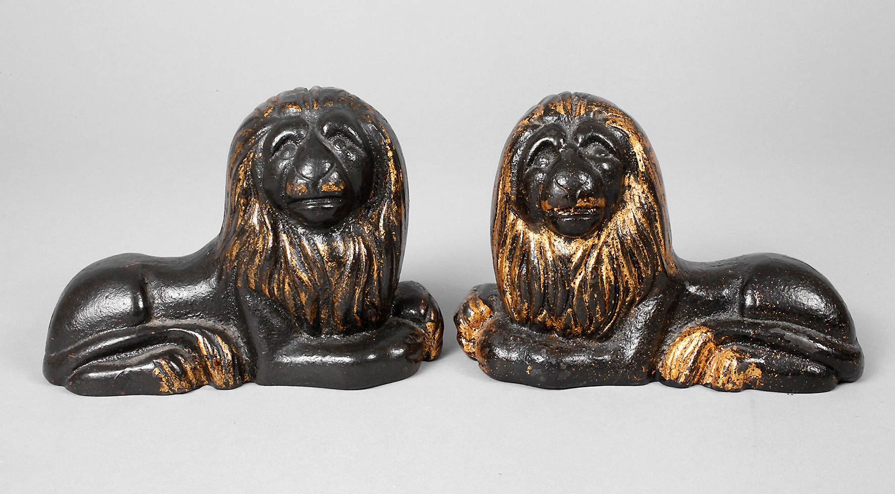 Paar figürliche Türstopper