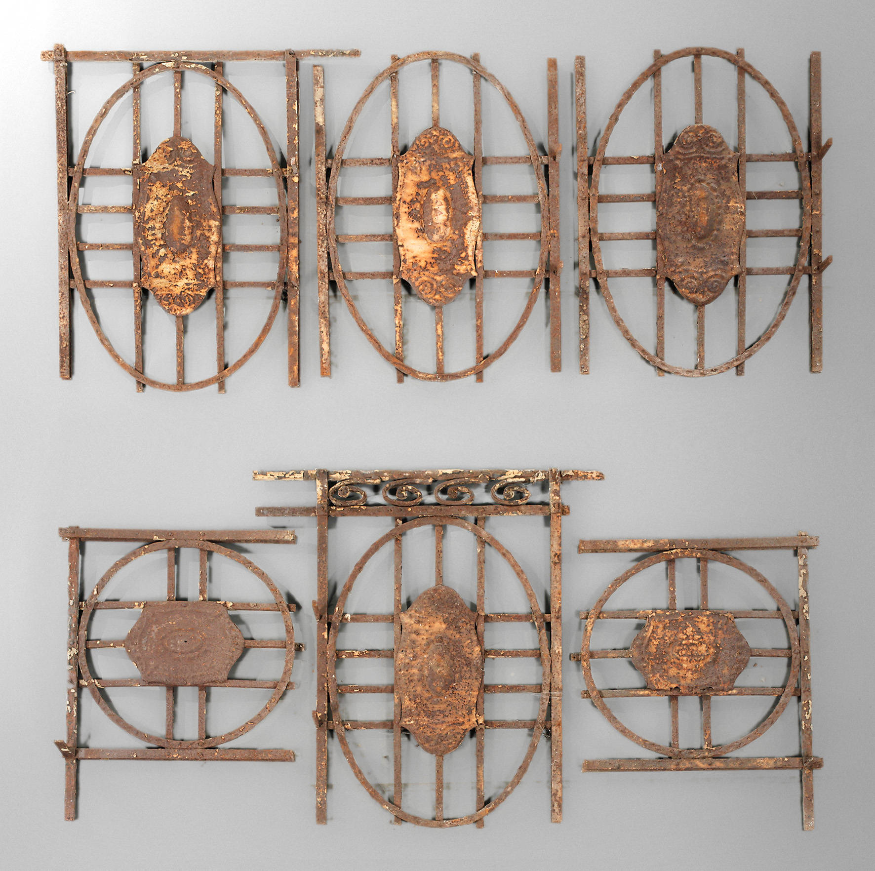 Konvolut Jugendstilgitter