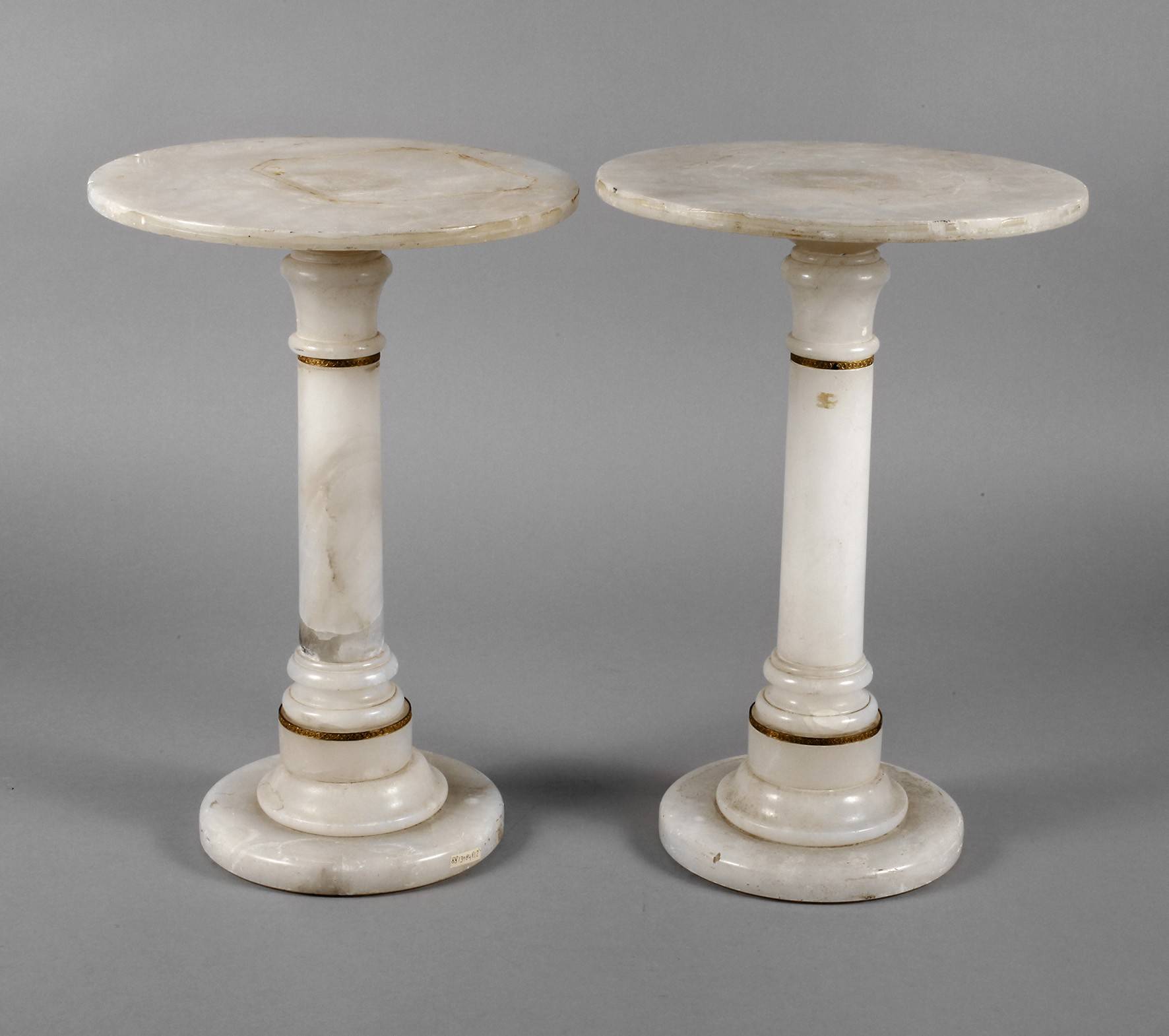 Paar Alabastersäulen