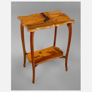 Intarsierter Beistelltisch