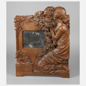 Geschnitzter Spiegel Jugendstil