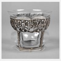 Bechervase mit Silbermontur111