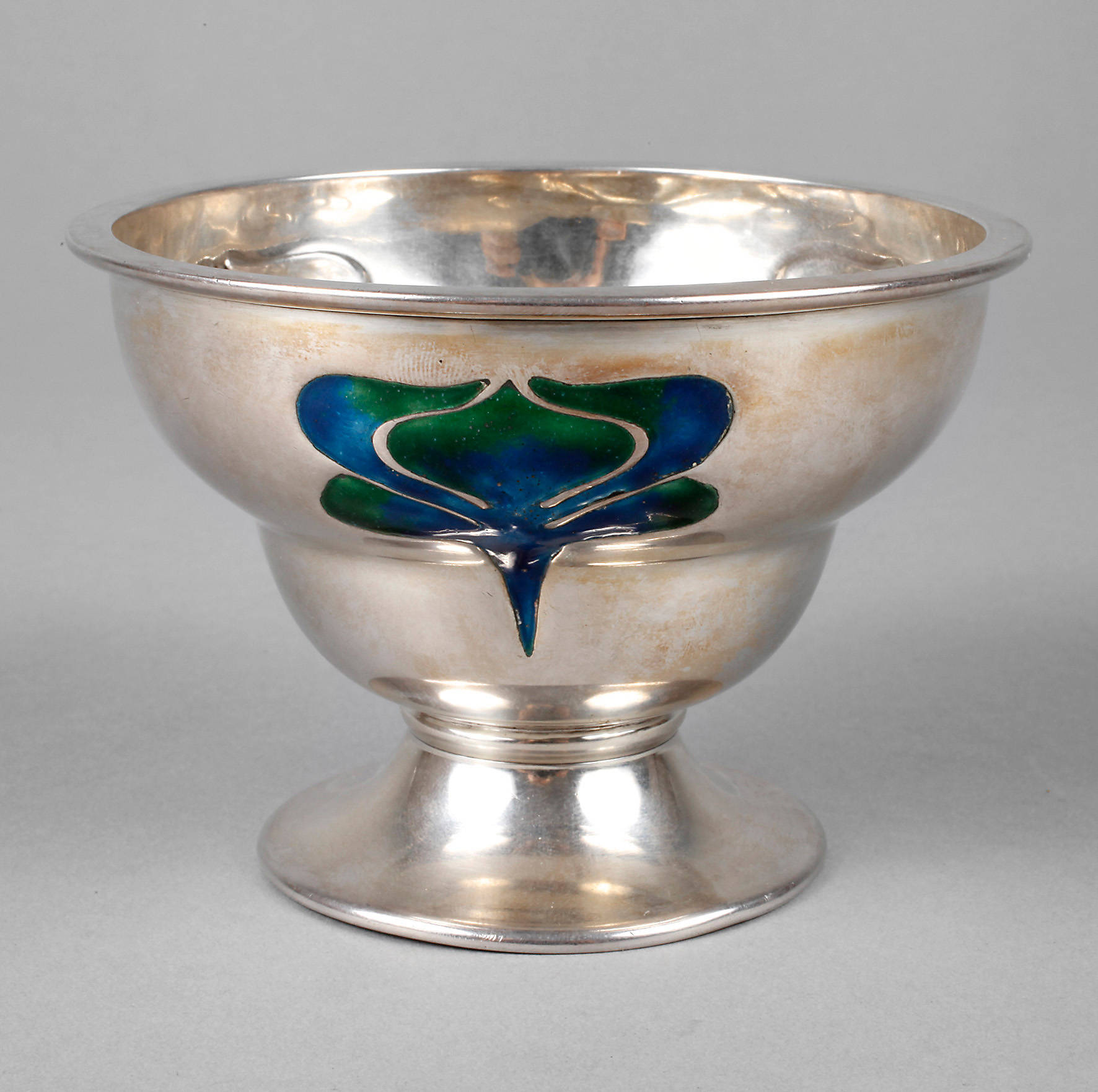 Jugendstil-Silberschale Arts & Crafts