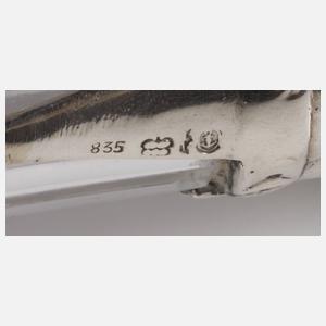 Karaffe mit Silbermontierung