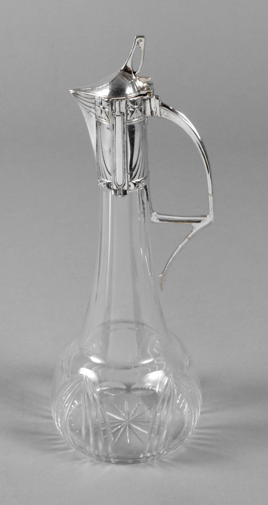 Karaffe mit Silbermontierung