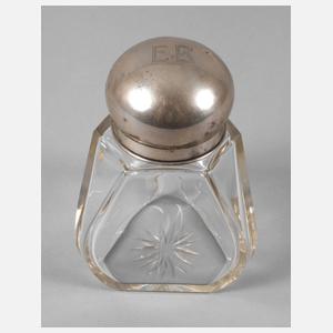 Teedose mit Silberdeckel