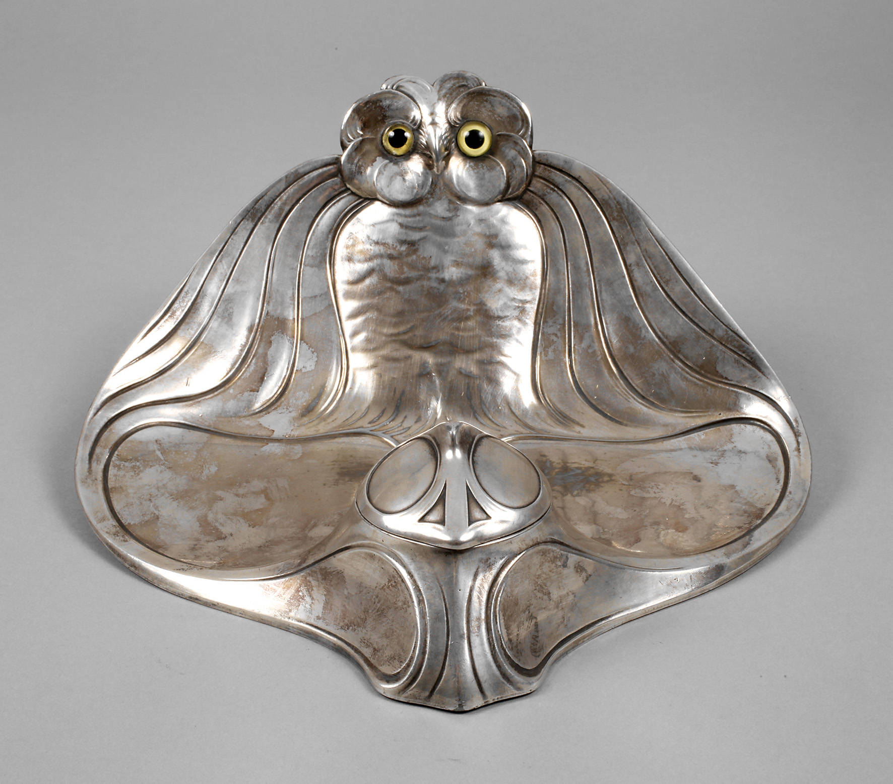 WMF Geislingen Tintenfass Eule