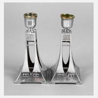 WMF Geislingen zwei Kerzenleuchter111