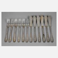 Peter Behrens Fischbesteck Silber111