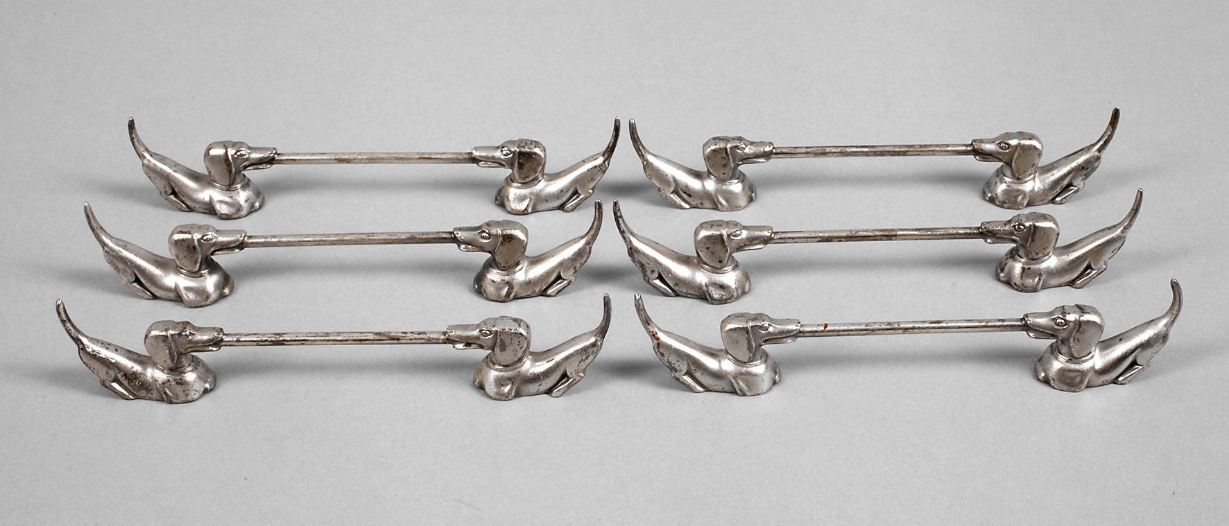 WMF Geislingen sechs Messerbänkchen