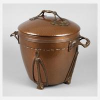 Große Kupferbowle Jugendstil111