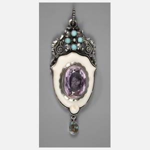 Prachtvoller Jugendstilanhänger