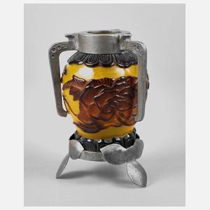 André Delatte montierte Vase