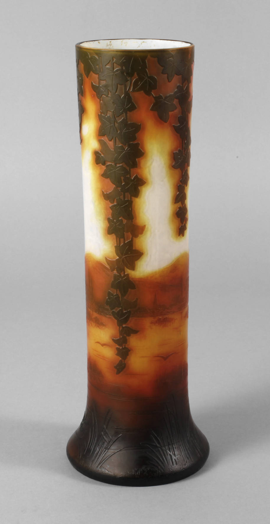 Ätzglasvase Michel de Nancy