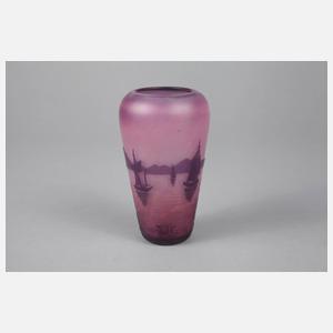 Beckmann & Weis Ätzglasvase