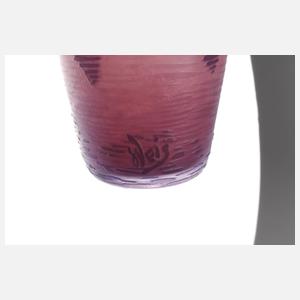 Beckmann & Weis Ätzglasvase