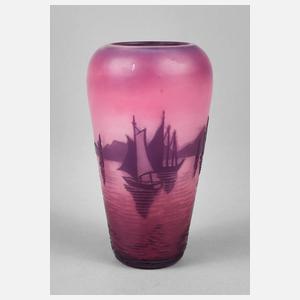 Beckmann & Weis Ätzglasvase