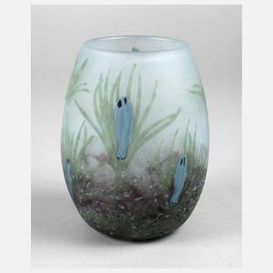 Daum Nancy Vase Marqueterie