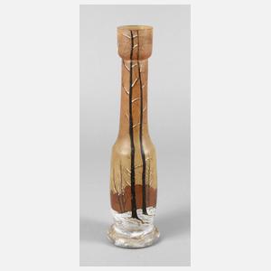 Vase Winterlandschaft