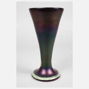 Poschinger Vase mit Mohndekor