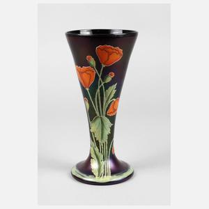 Poschinger Vase mit Mohndekor