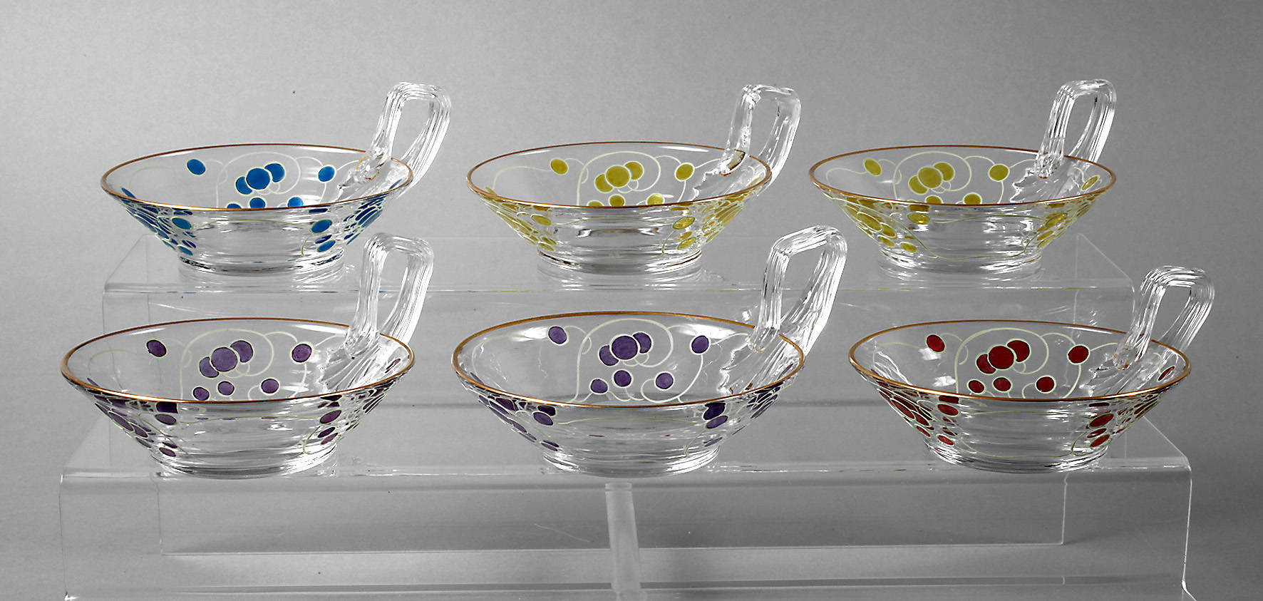 Sechs Dessertschalen Ludwig Sütterlin Berlin